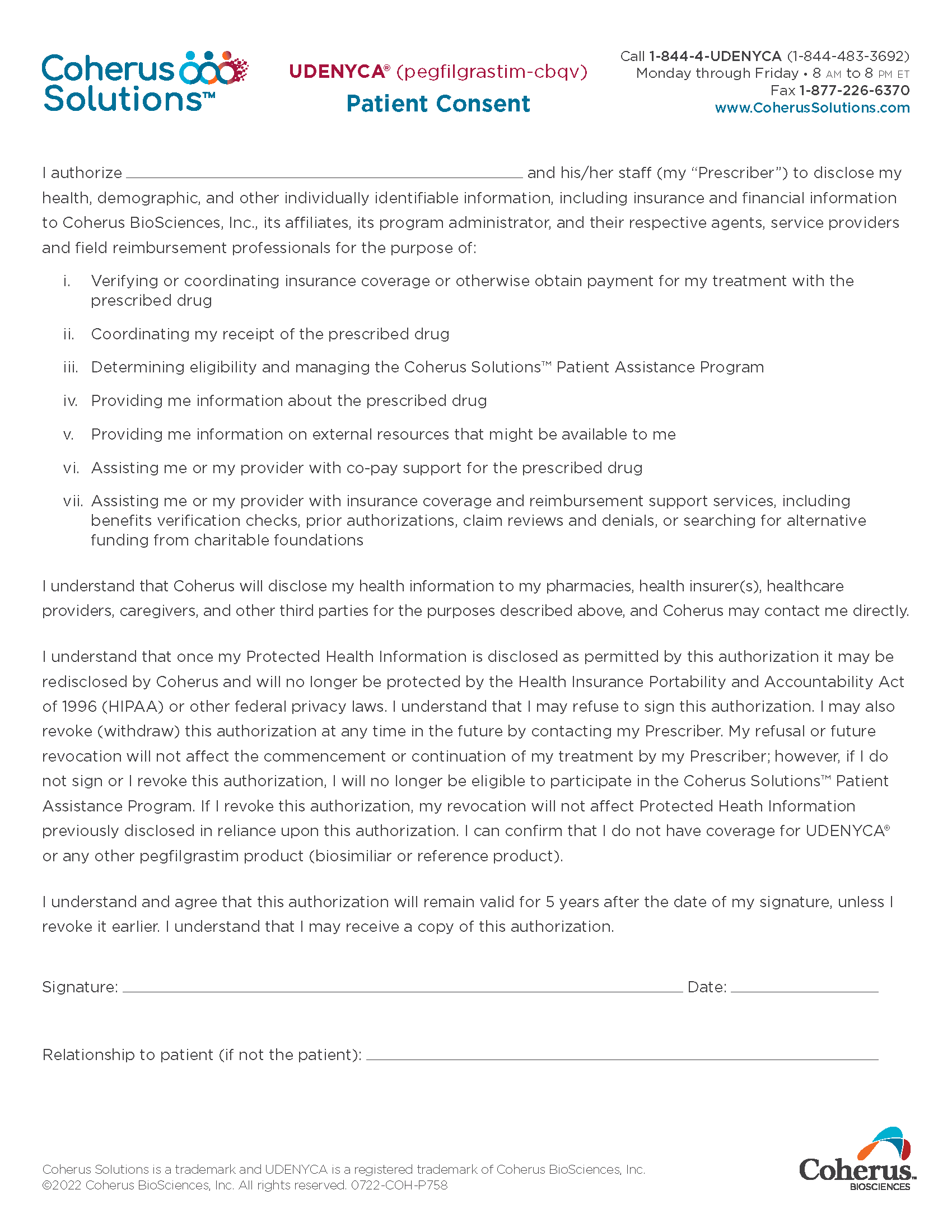 Coherus Solutions Provider Resources patient-consent-importance-and-legal-considerations-fill